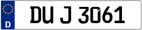 Truck License Plate